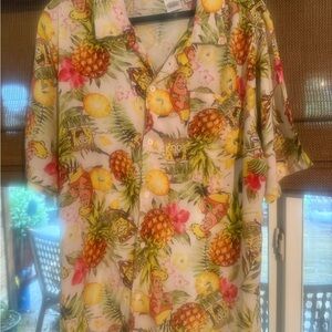 Nickelodeon Tropical Pineapple Button Down Shirt